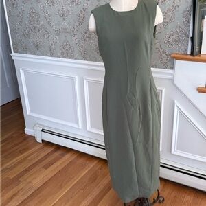 J. Crew Olive Midi Dress